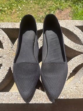 MIA Black Slip-On Flats